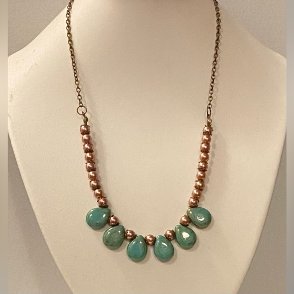 Czech crystal bead necklace (SH free) - Picture 2 of 3